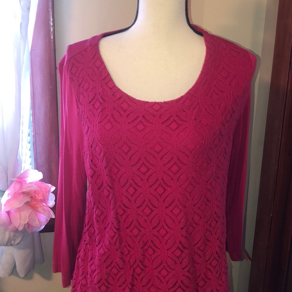 3/15. Croft&Barrow women’s large top